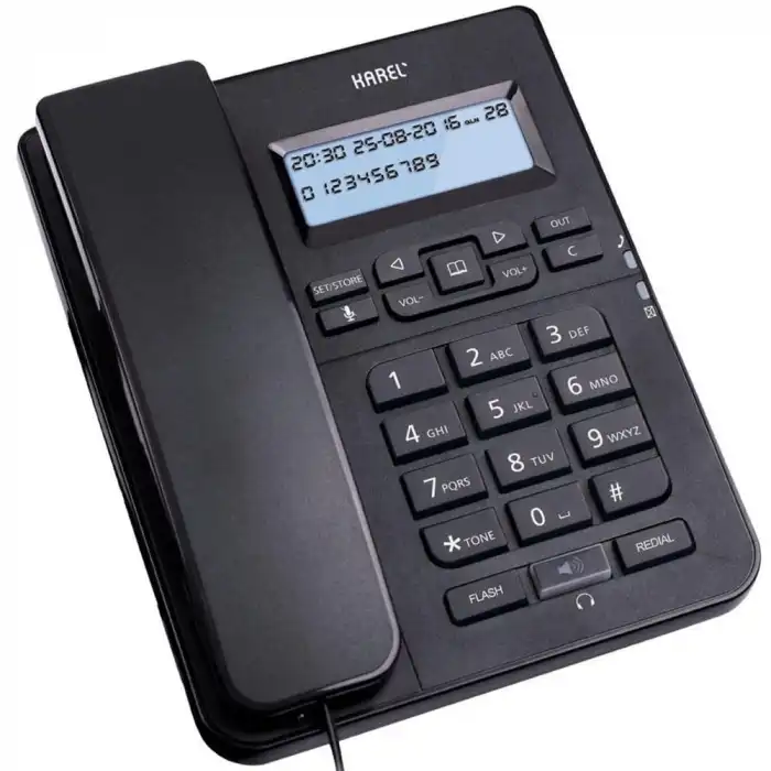 TM145 SİYAH ANALOG TELEFON CID