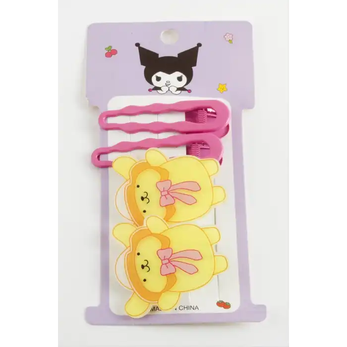 Karışık Çocuk Pens Toka 4 Adet