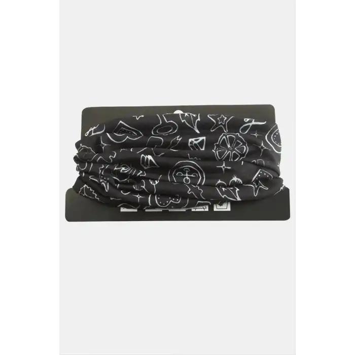 Karışık Desenli Baff Boyunluk