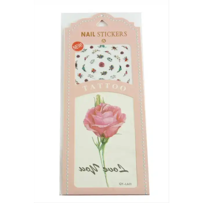 Karışık Tattoo Dövme Sticker 1 Adet