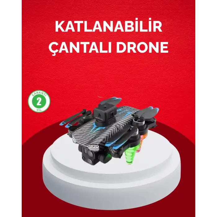 Katlanabilir Drone 1080p Kamera 0-100m Uçuş Mesafeli