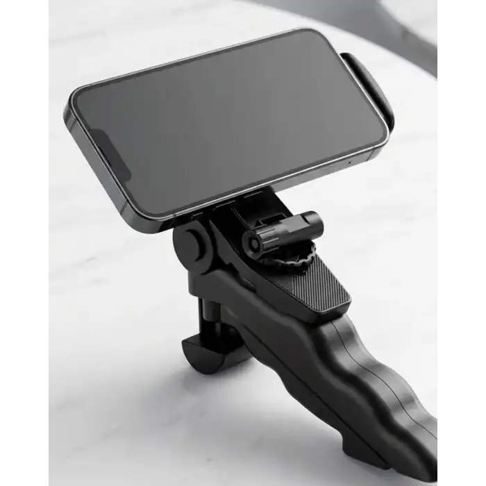 Katlanabilir Mini Telefon Tripodu Masaüstü Telefon Standı 360 Derece Ayarlanabilir