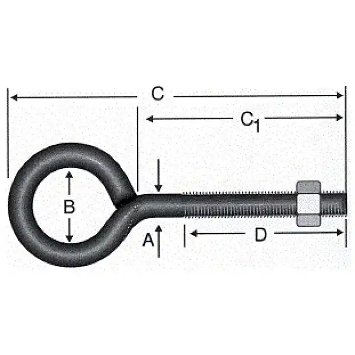 Kaynaklı Civata M8x160 - 50 Adet
