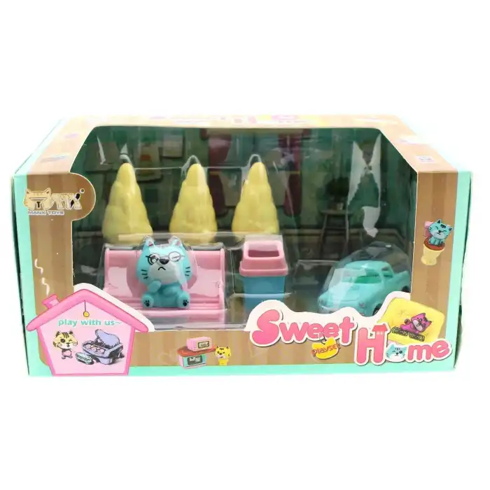 Kedi Şehri Park Figürleri Seti