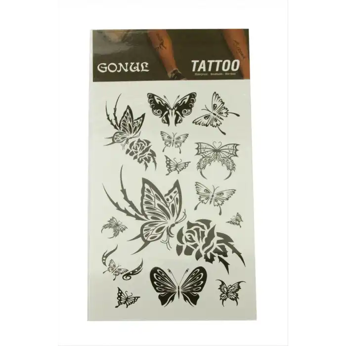 Kelebek Tattoo Dövme Sticker
