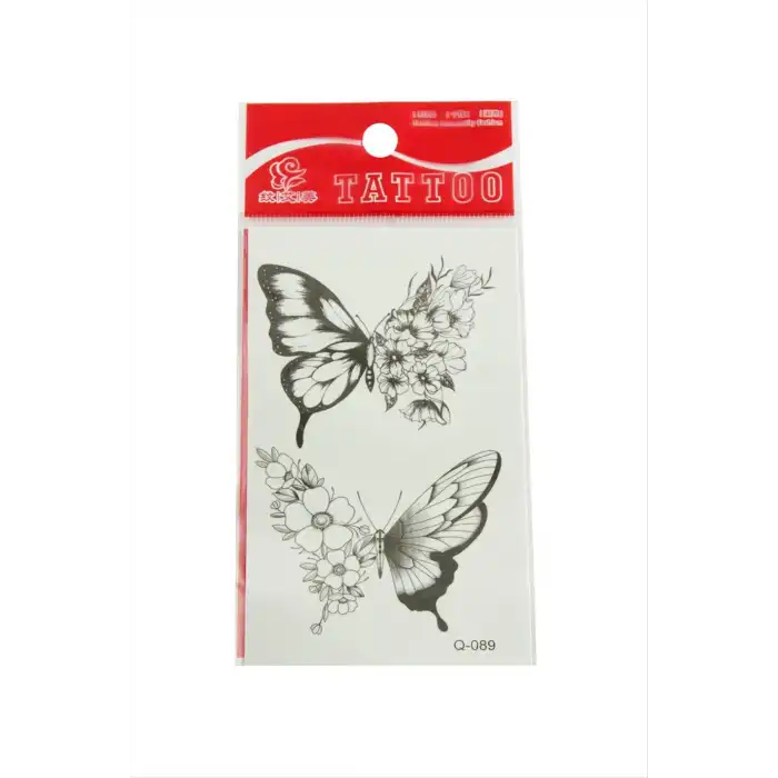 Kelebek Tattoo Dövme Sticker