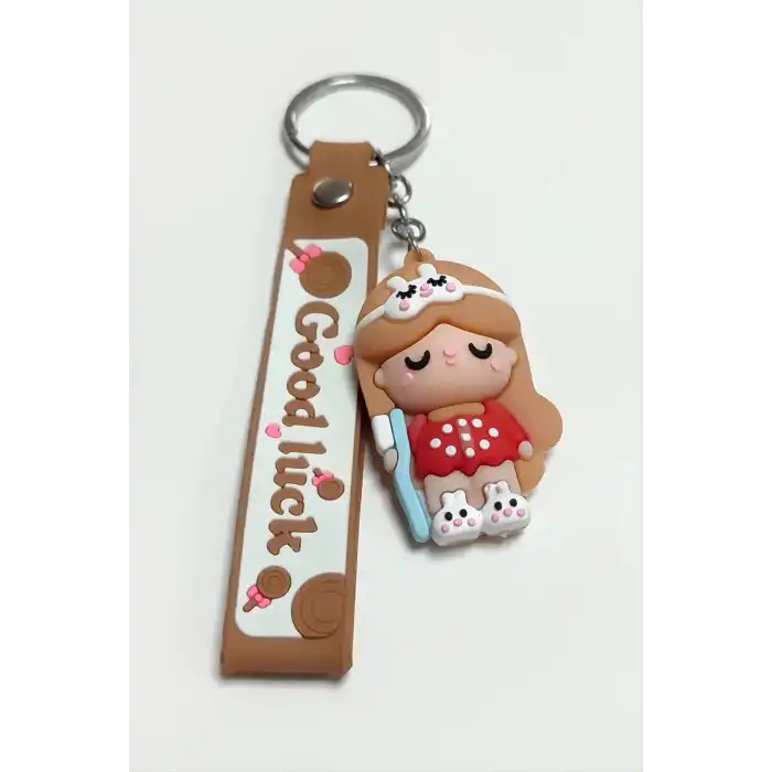 Kız Çocuk Silikon Anahtarlık