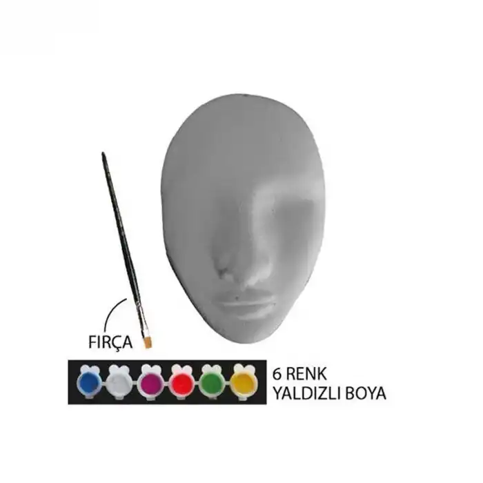 KM5308 Karton Maske Boyama Seti