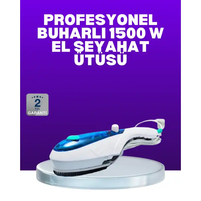Kompakt Seyahat Tipi Buharlı Ütü Pratik Kırışıklık Açıcı