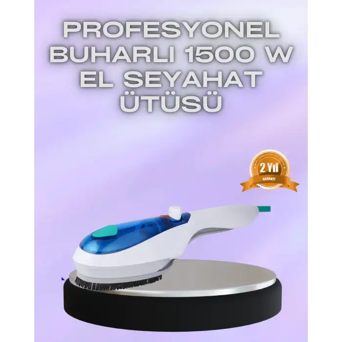 Kompakt Seyahat Tipi Buharlı Ütü Pratik Kırışıklık Açıcı