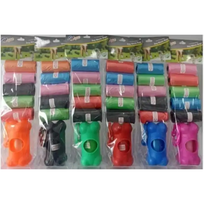 Köpek Dışkı Poşeti Seti 5+1