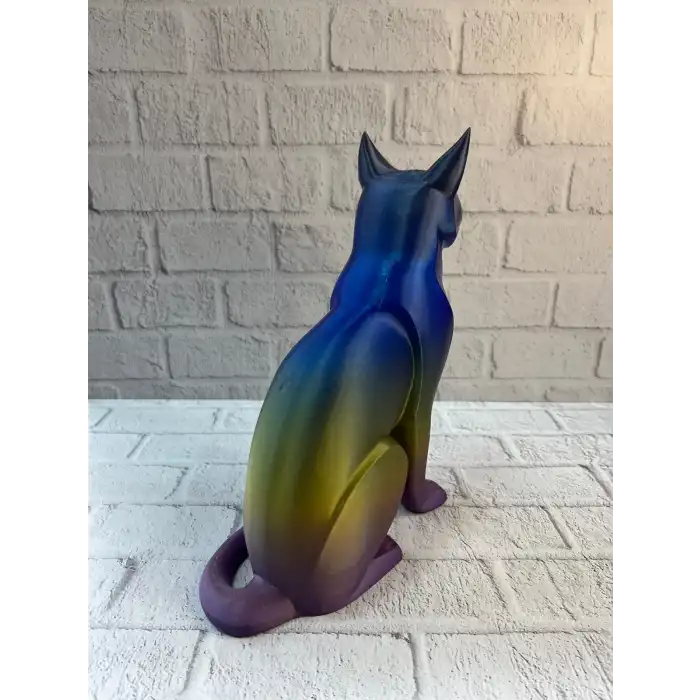 Koyu Rainbow Kedi Biblo Modern Salon ve Raf Dekoru