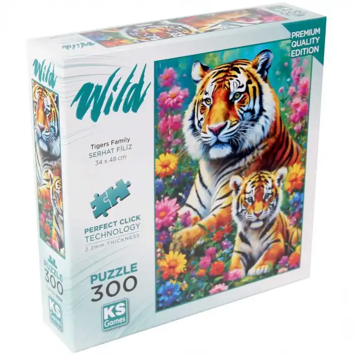 KS Games Tigers Family Puzzle 300 Parça