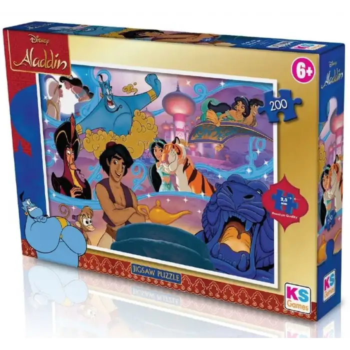 KS Puzzle 200 Parça Aladdin