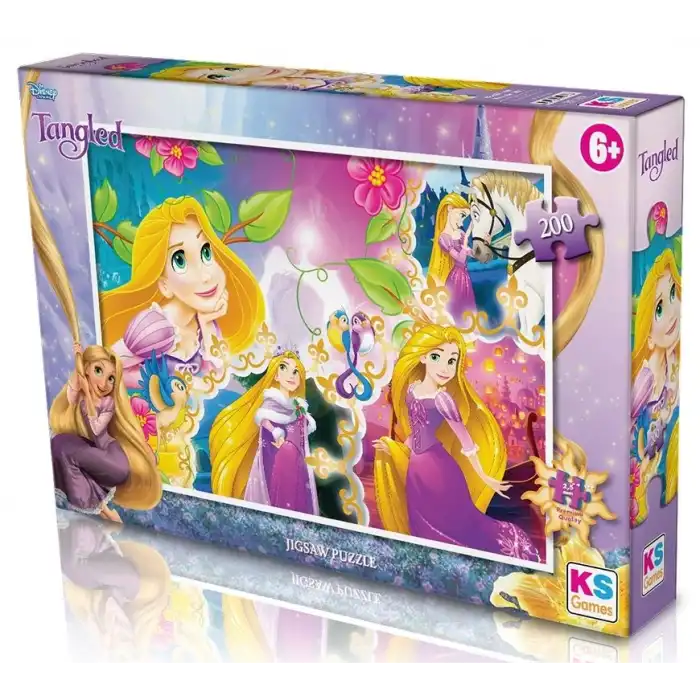 KS Puzzle 200 Parça Papunzel Tanglet