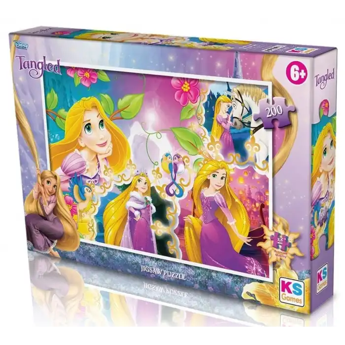 KS Puzzle 200 Parça Papunzel Tanglet