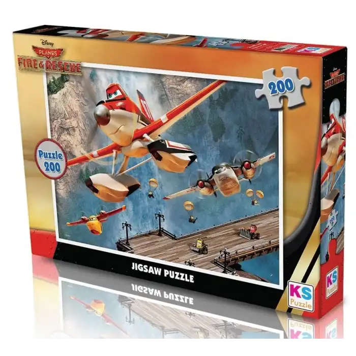KS Puzzle 200 Parça Planes