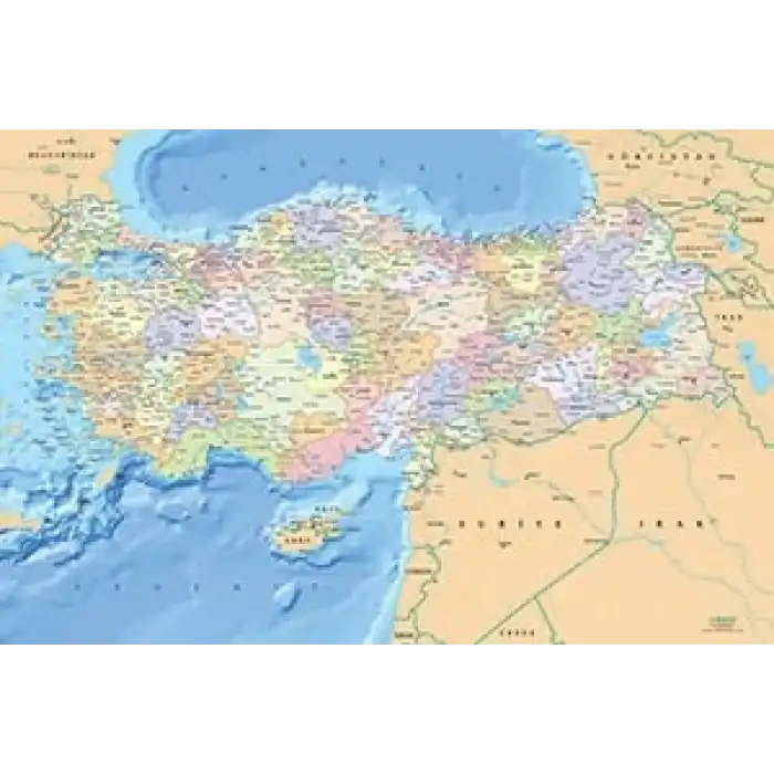 KS Puzzle 200 Parça Türkiye Siyasi Haritası