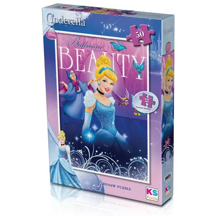 KS  Puzzle 50 Parça Cinderella
