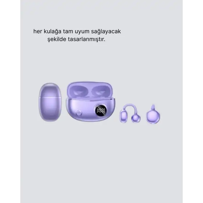 Kulak Arkası Klipsli Bluetooth Kulaklık Yxg10 Silikon Malzemeli Ergonomik