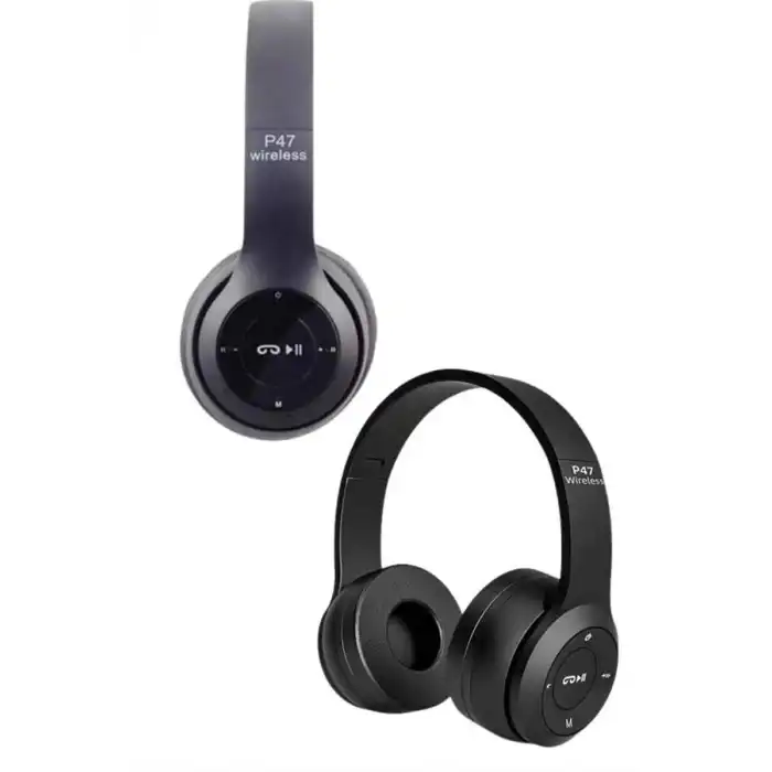 Kulak Üstü Bluetooth Kulaklık Yüksek Ses Kaliteli Ayarlanabilir