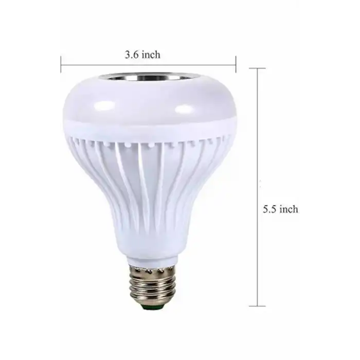 Kumandalı Rgb Led Işık Bluetooth Hoparlör Ses Lambası Renkli Ampul