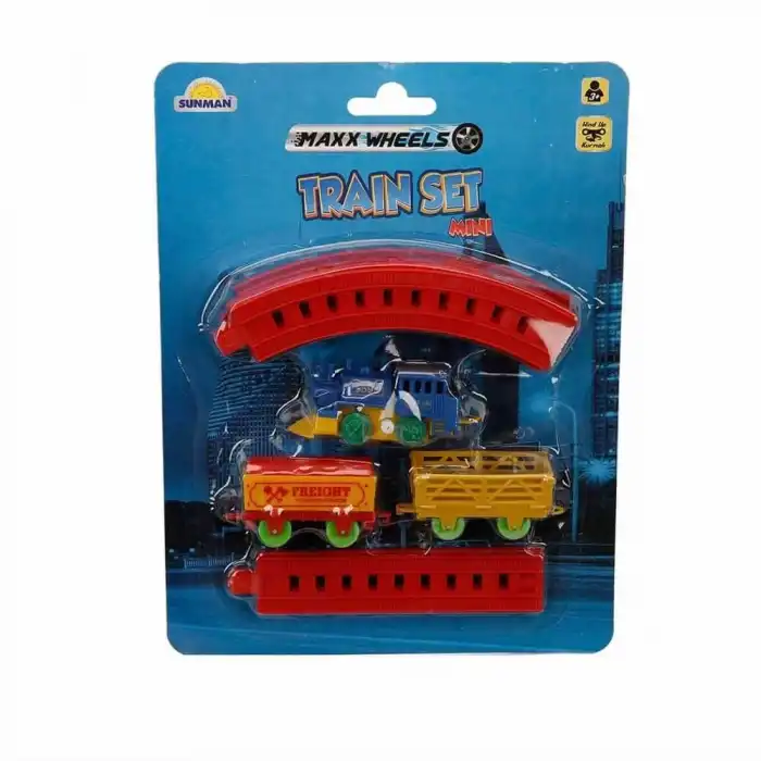 Kurmalı Raylı Mini Tren Seti 11 Parça