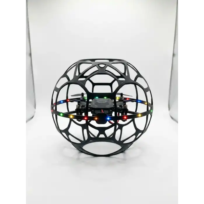 LED Işıklı Futbol Topu Mini Drone Akıllı Sensörlü El Kontrollü