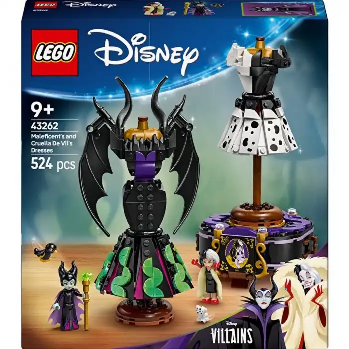 LEGO Malefizin ve Cruella De Vilin Elbiseleri