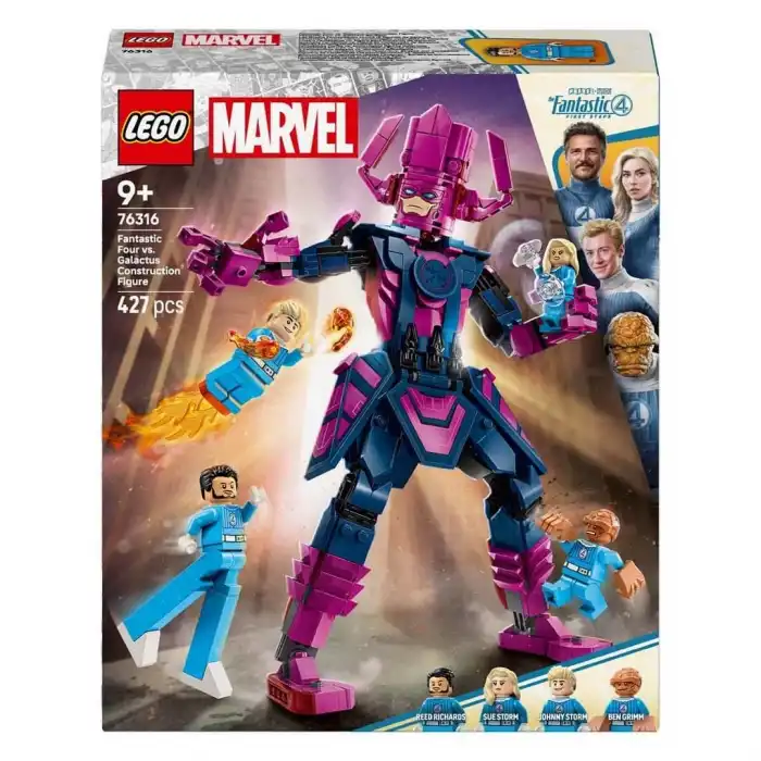 LEGO Marvel Fantastik Dörtlü, Galactus Yapım Figürüne Karşı 76316