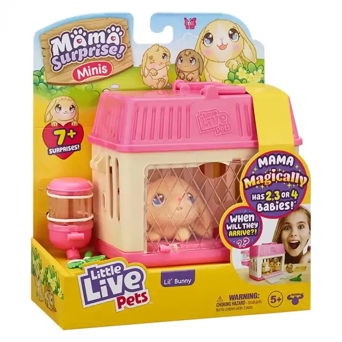 Little Live Pets Anne ve Yavruları Mini Tavşan