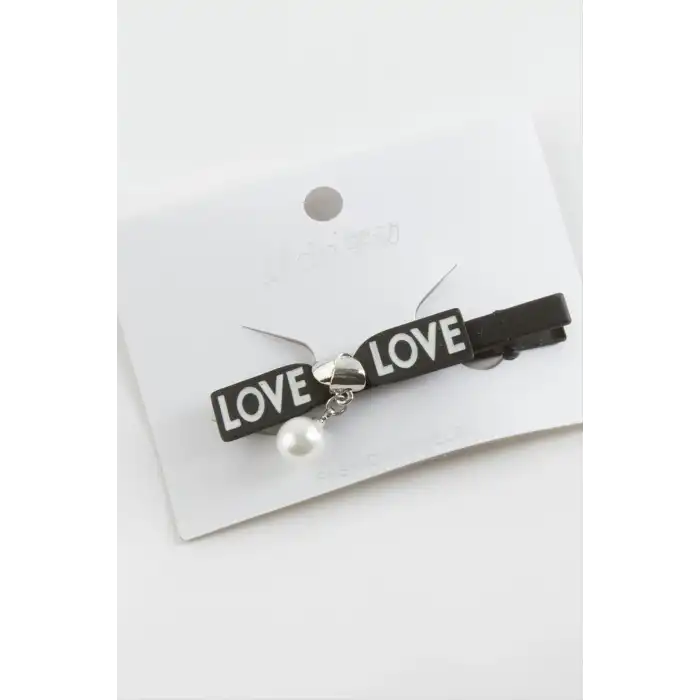 Love Yazılı İnci Pens Toka