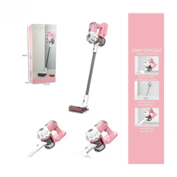 LS8807C - Vardem Dikey Elektrik Süpürgesi Pembe 3 in1  Kapalı Kutu