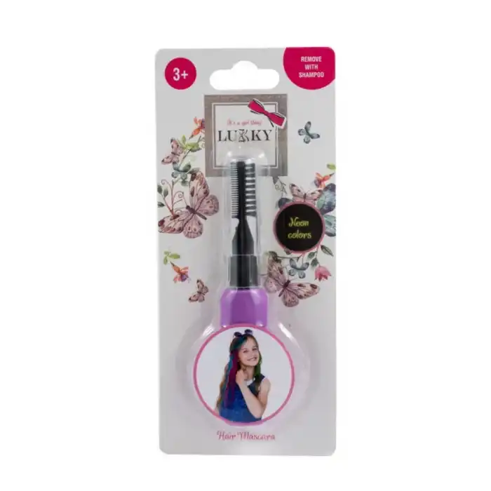Lukky Saç Maskarası Neon Mor