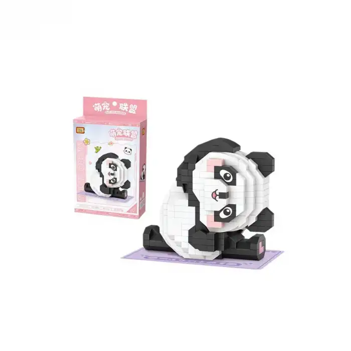 LZ-8802 SPORCU PANDA 380 PARÇA BLOCK OYUNCAK