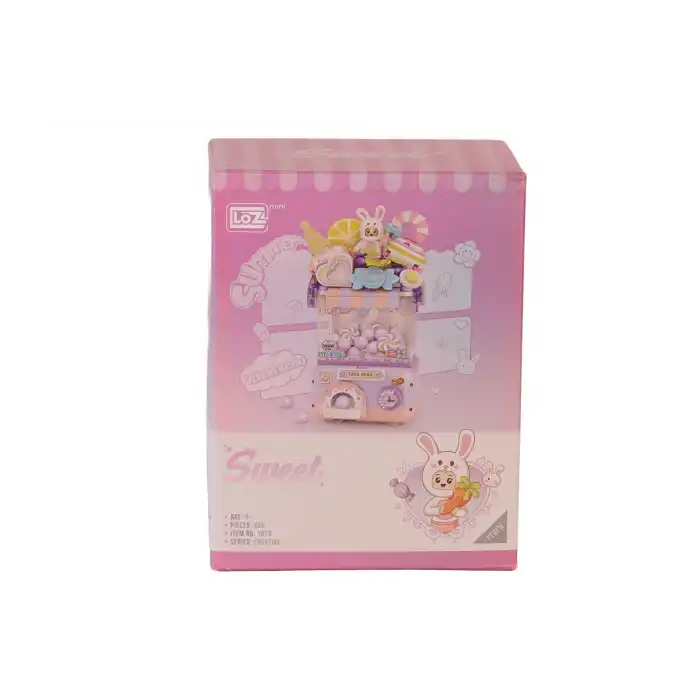 LZ1679 LOZ  Sevimli Gashapon Makineleri MOR  BLOCK OYUNCAK 428 PRÇ