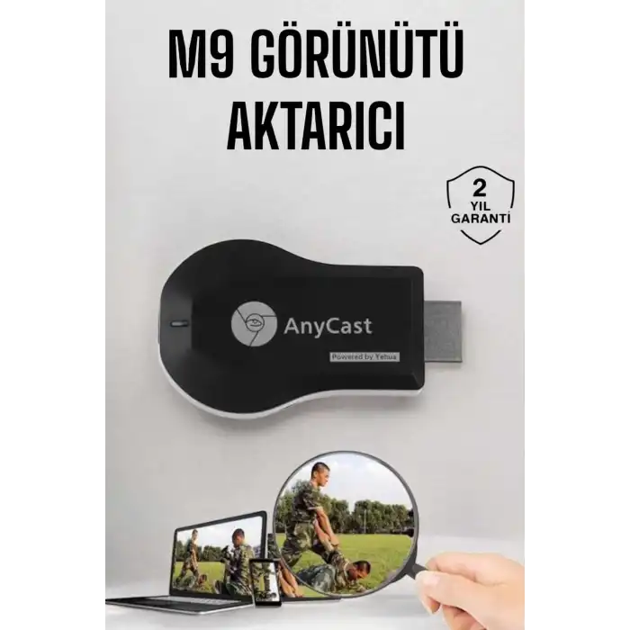 M9 Plus Hdmi Kablosuz Görüntü Ve Ses Aktarıcı HD Görüntü