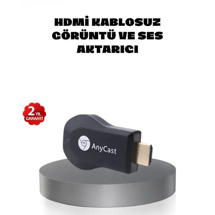 M9 Plus Kablosuz HDMI Görüntü Aktarıcı – Tak Çalıştır, iOS Android Windows Uyumlu