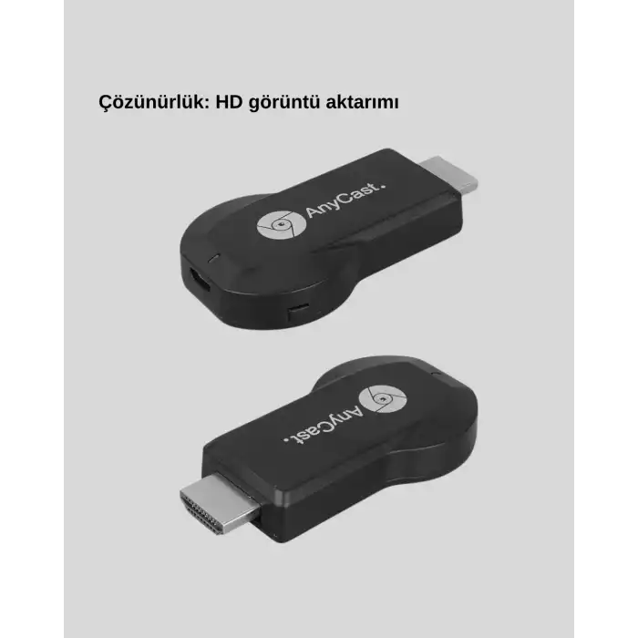 M9 Plus Kablosuz HDMI Görüntü Aktarıcı – Tak Çalıştır, iOS Android Windows Uyumlu