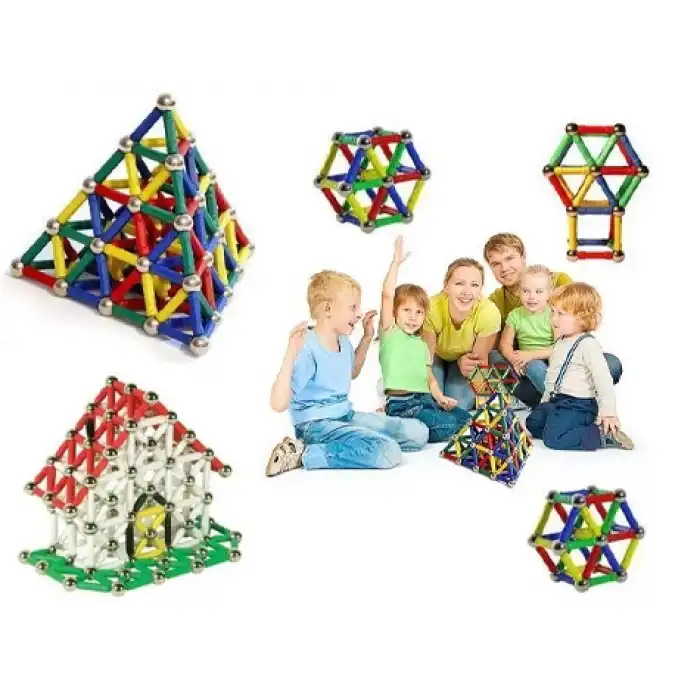 Magnastix 111 Parça Manyetik Lego Seti (336336)