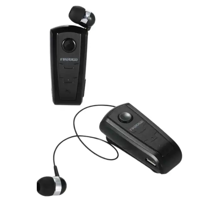 Makaralı Bluetooth Kulakiçi Yaka Kulaklığı Kablosuz Kulaklık