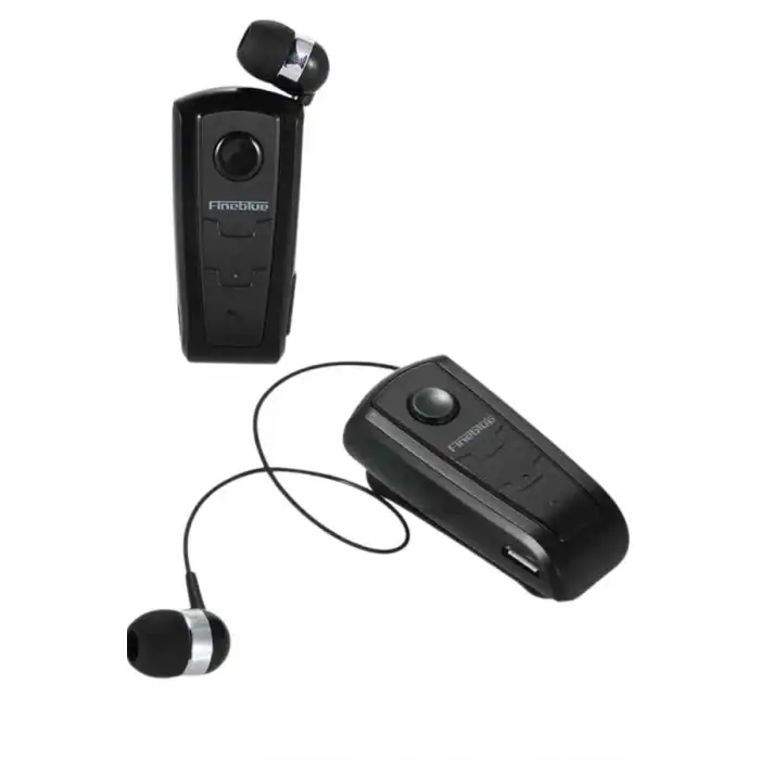 Makaralı Bluetooth Kulakiçi Yaka Kulaklığı Kablosuz Kulaklık