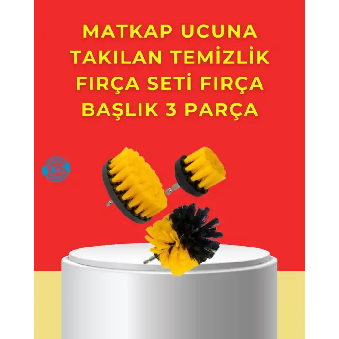 Matkap Ucu Temizlik Aparatı 3’lü Fırça Seti
