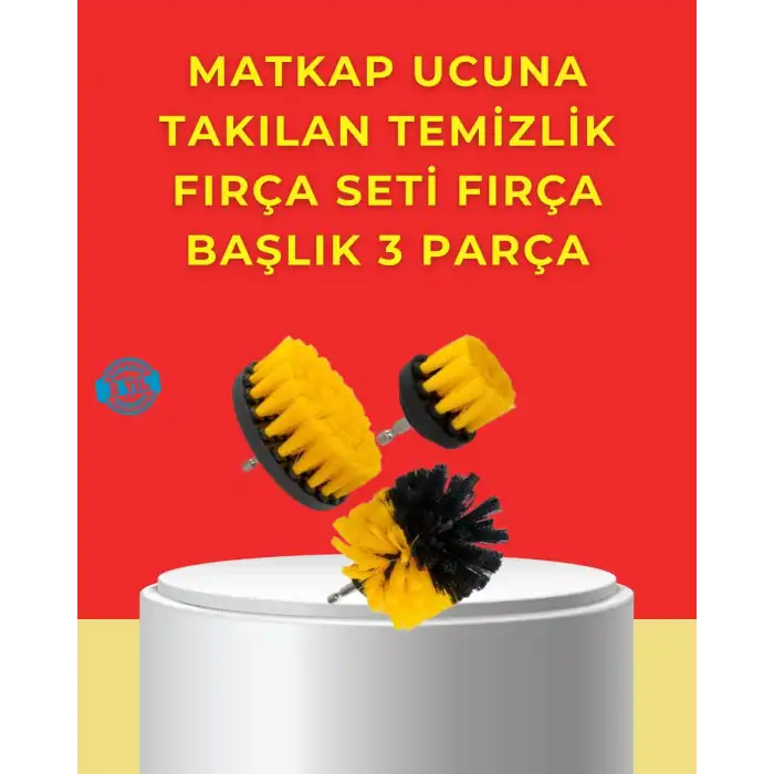 Matkap Ucu Temizlik Atı 3’lü Fırça Seti