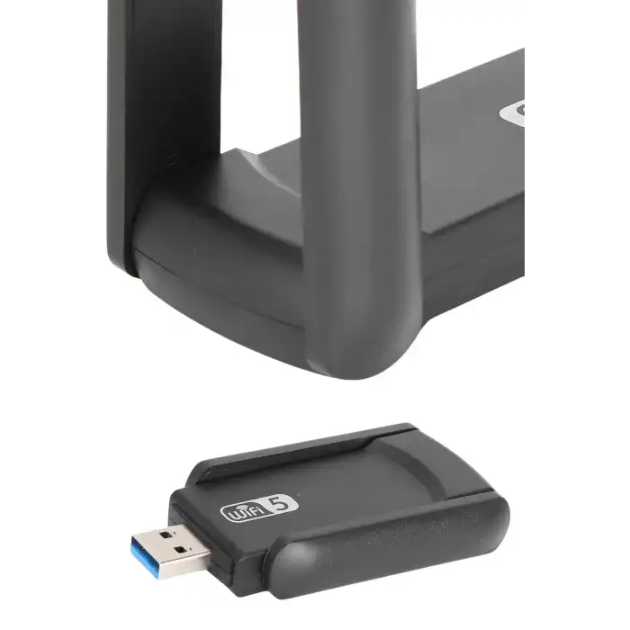 Mbps Wifi Alıcı Kablosuz Wifi Adaptörü Çift Band Çift Antenli