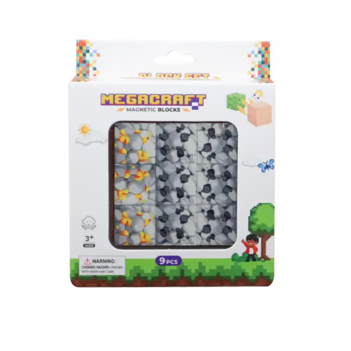 Megacraft 9 Parça Altın Kömür Blok