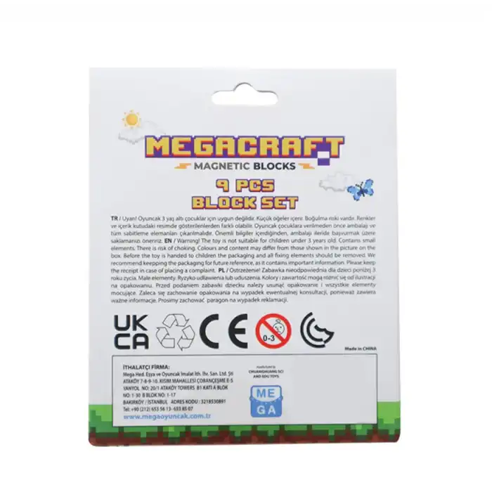 Megacraft 9 Parça Buzul Blok