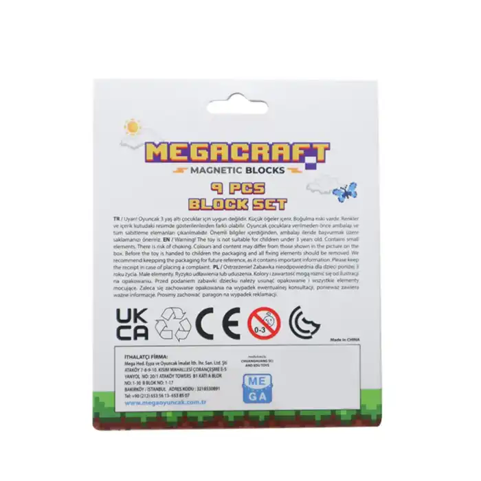 Megacraft 9 Parça Kum Blok