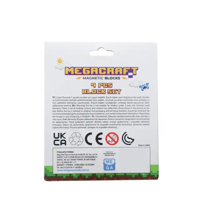 Megacraft 9 Parça Taş Blok 2
