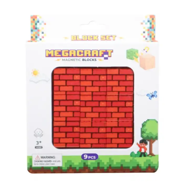 Megacraft 9 Parça Tuğla Blok